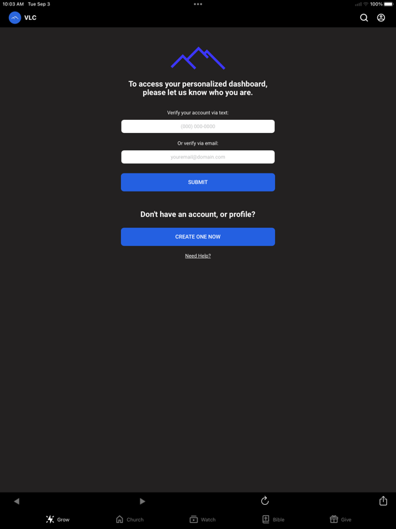 Victory Life Church BC iPad screenshot 1 - Lifestyle app