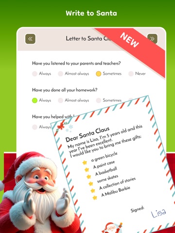 Santa Video Call – Fake Chat iPad screenshot