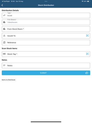 CASM iPad screenshot