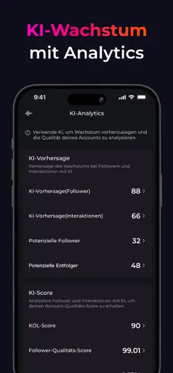 Screenshot von Reports Für Followers Tracker+ auf dem iPhone 6