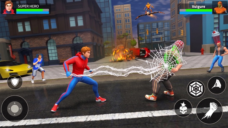 Super Rope Hero : superheroes screenshot 5