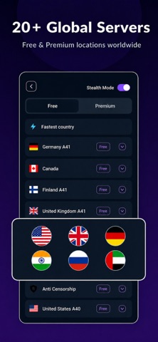 VPN - Cap Fast Secure Proxy Screenshot 2 of 6