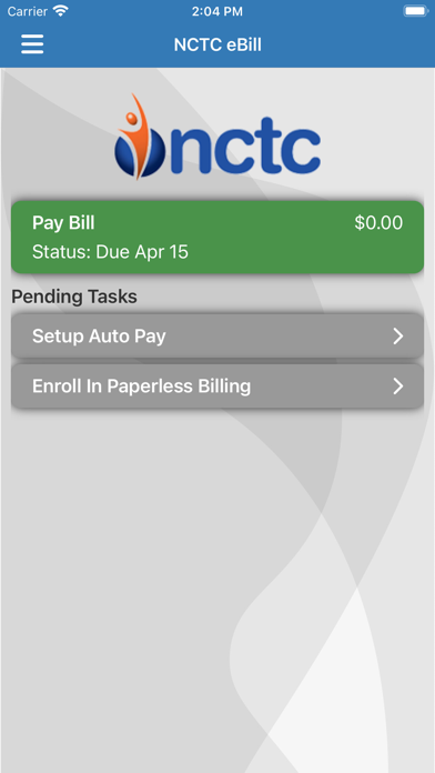 NCTC eBill Screenshot 2 - AppWisp.com NCTC eBill Screenshot 2 - AppWisp.com