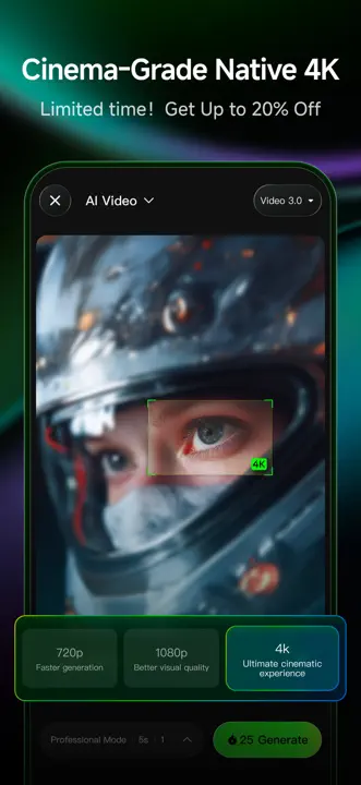 Kling AI : capture d’écran 2 sur 10
