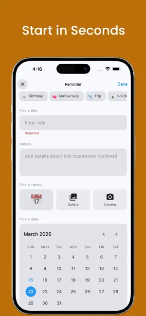 Countdown Reminder: Days Left screenshot 3