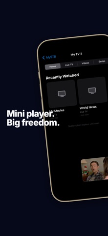MySTB - IPTV Player Screenshot 9 of 10