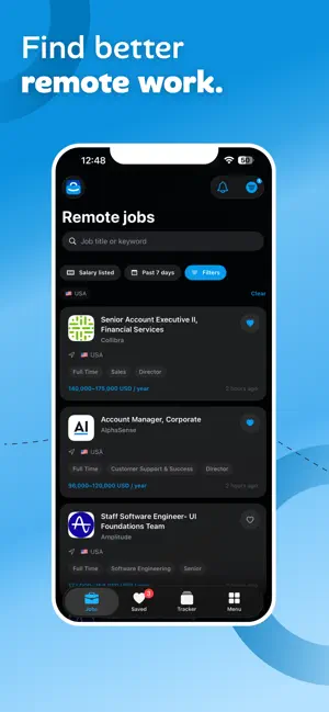 Jobicy: Remote Jobs & Salaries screenshot 2