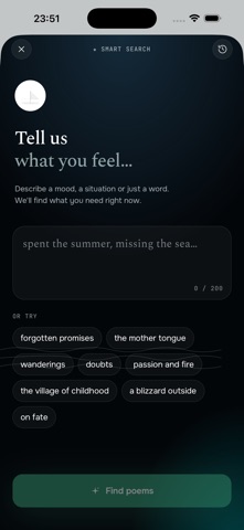 Poems by mood Screenshot 2 of 8