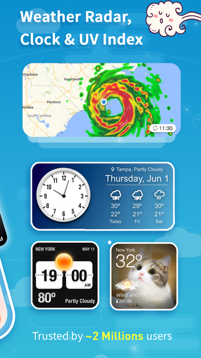 Weather Widget® iPhone screenshot 2 - Weather app
