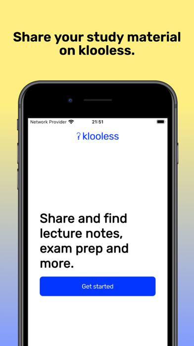 klooless - Find study notes Screenshot