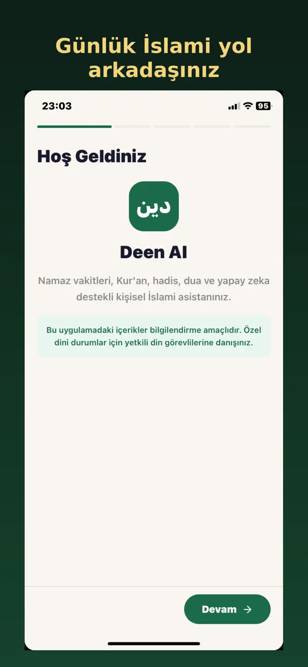 Screenshot #1 pour Deen AI
