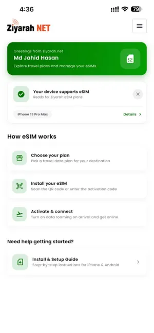 Ziyarah Net screenshot 4