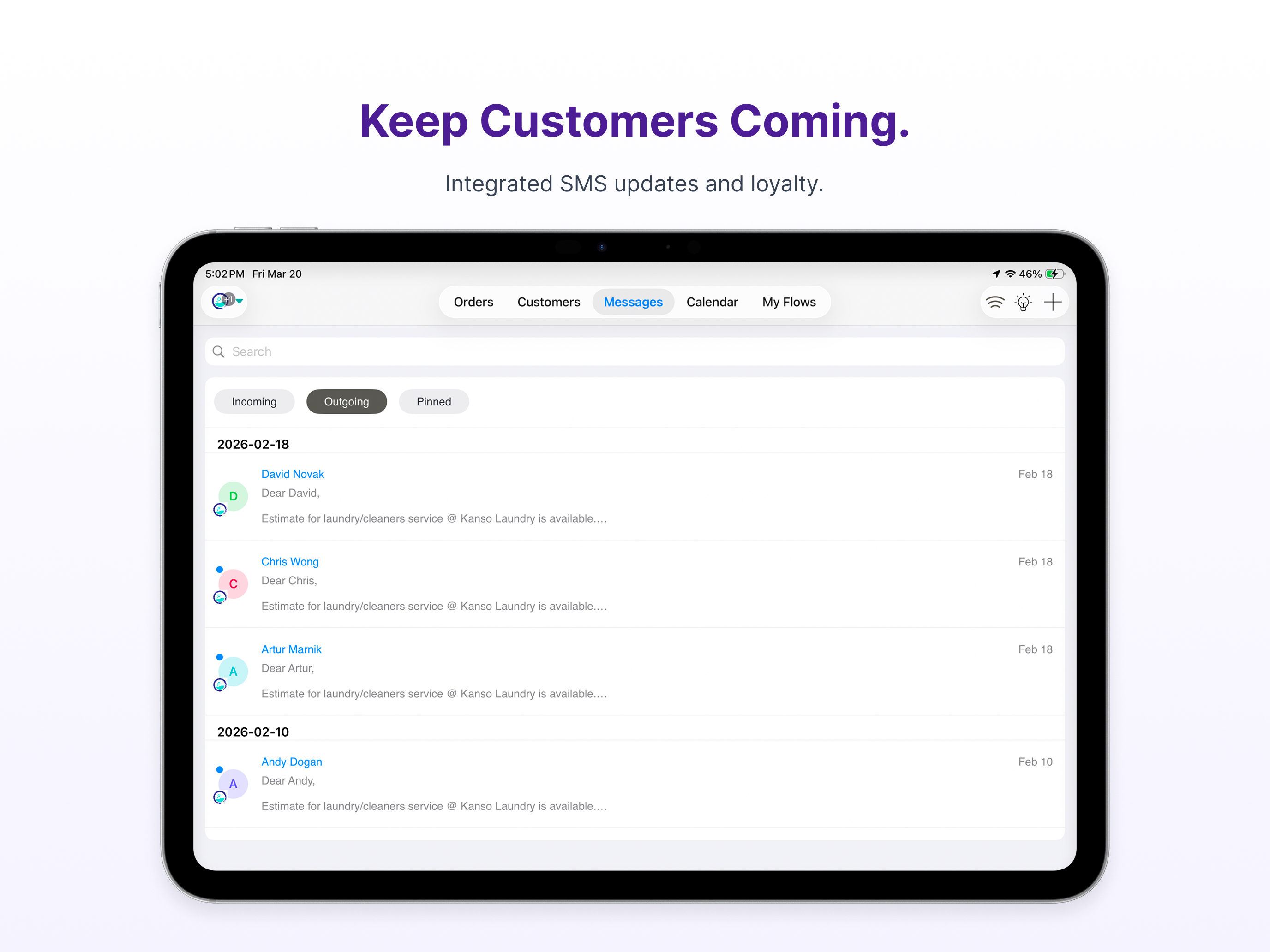 Kanso Flow: Laundry POS & Ops