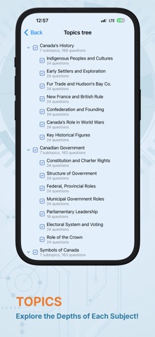 Canadian Citizenship Prep iPhone screenshot