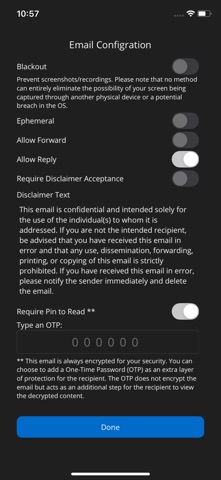 SecureEMAIL by Pfortner screenshot