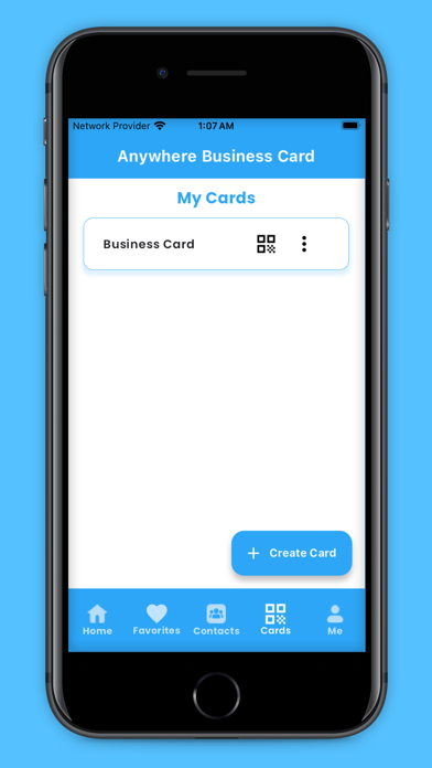 Anywhere Business Card iPhone screenshot 2 - Social Networking app