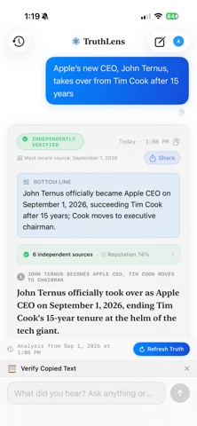 TruthLens: News Verifier Screenshot 3 of 8