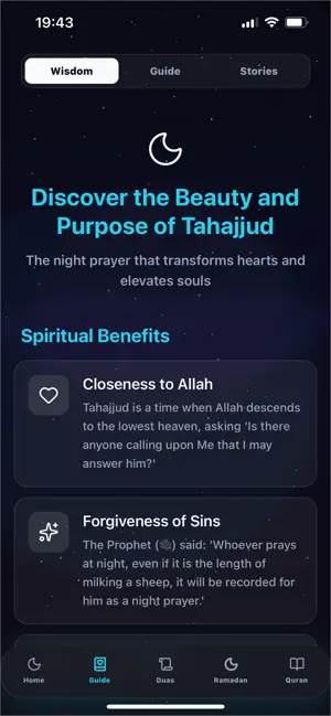 Tahajjud+ iPhone screenshot 2