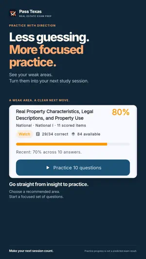 Pass Texas: Real Estate Exam screenshot 4