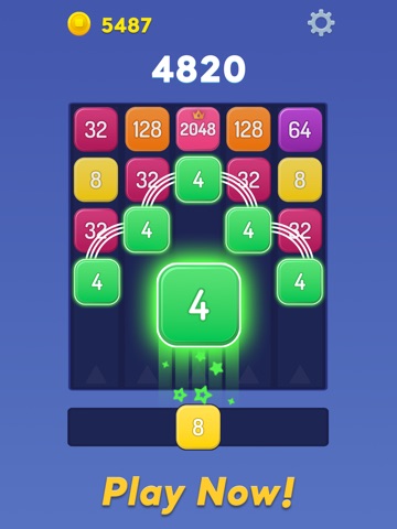 Merge Blocks - Fresh Twist iPad screenshot