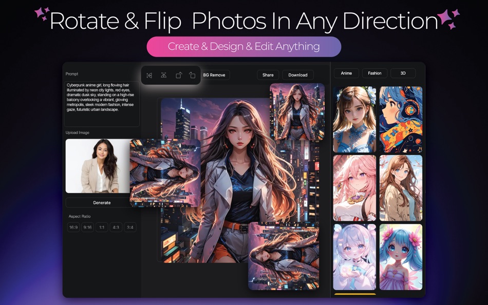 #4. Foto Editor - AI Art Maker (macOS) Podle: Darain Fatima