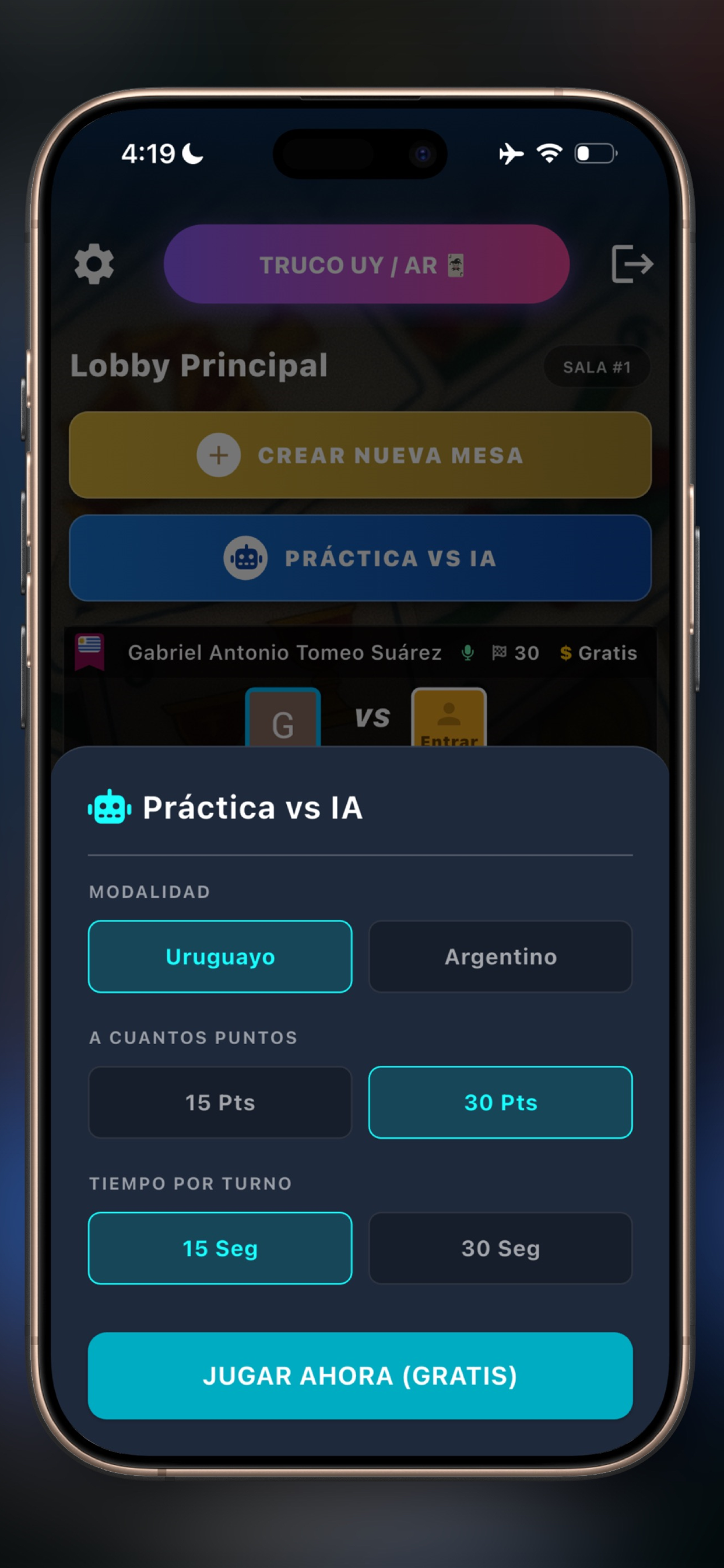 Truco Argentino y Uruguayo screenshot 3