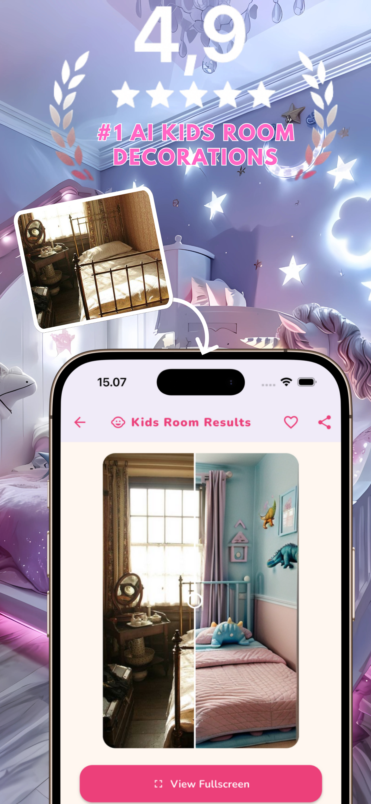 AI Kids Room Makeover Design