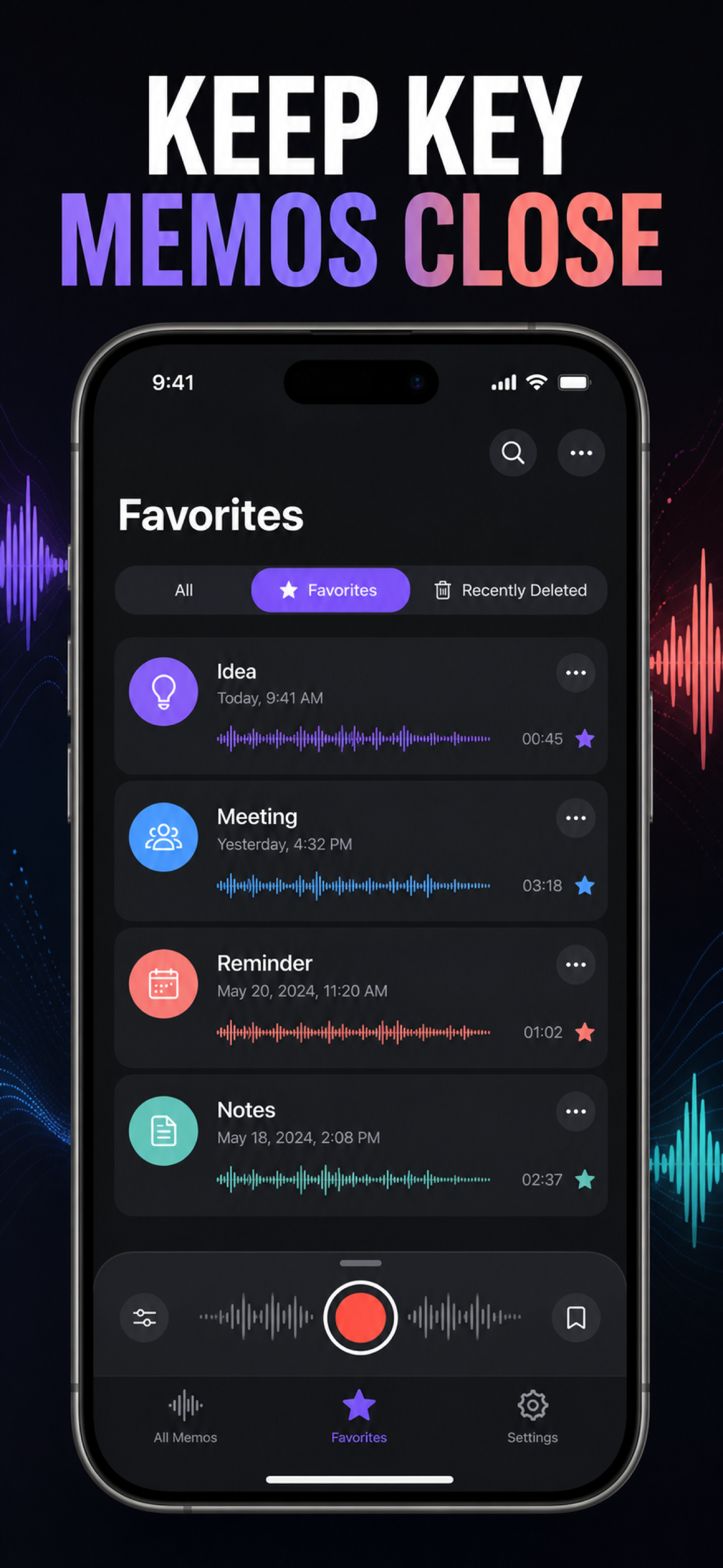 Voice Memo Tags & Recorder screenshot 7