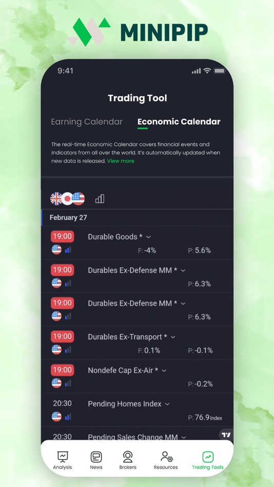 #6. Minipip: Market News & Data (iOS) Przez: Minipip: Stock Market, News & More