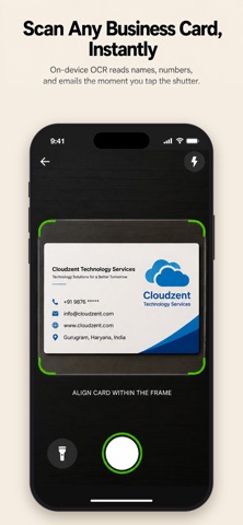 Card Scanner OCR-Excel Export screenshot 4