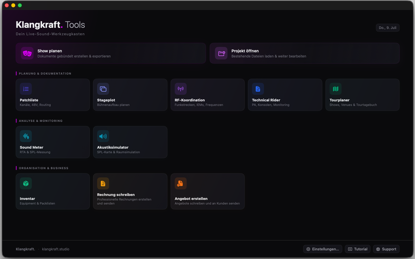 Klangkraft Tools screenshot 5