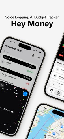Hey Money – AI Budget Tracker iPhone screenshot