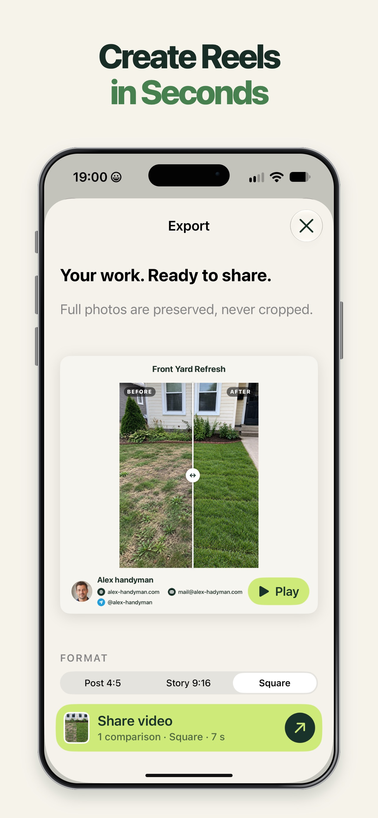 Screenshot 3 of WorkReveal: Before & After
