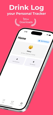 Drink Log – Personal Tracker Screenshot 2 of 4
