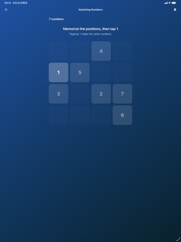 Memory Daily: Brain Games iPad screenshot
