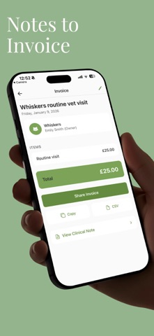 Wisepaws - AI Vet Scribe iPhone screenshot