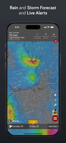 Windy.com App Store preview screenshot 5