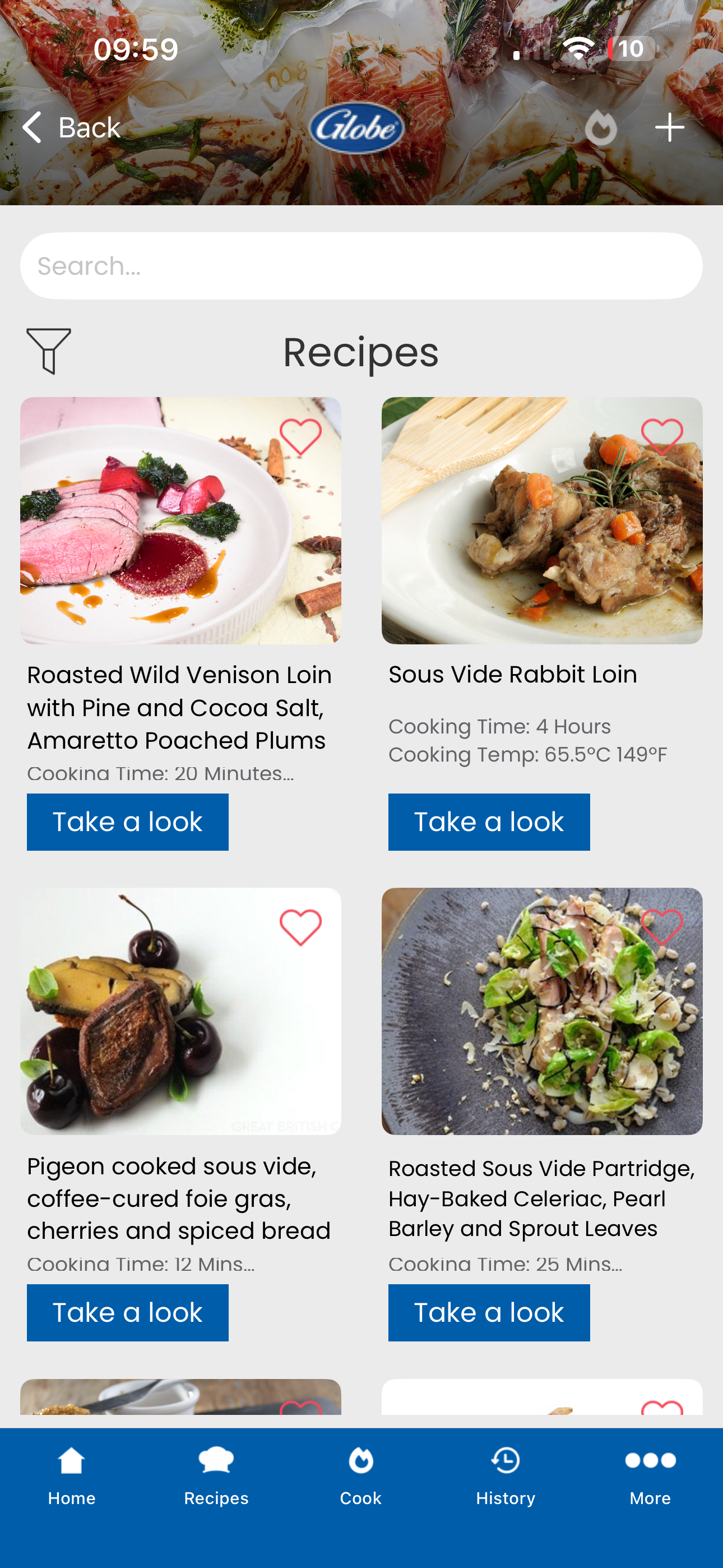 Globe Sous Vide Connect