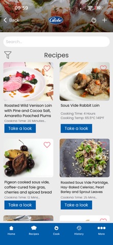 Globe Sous Vide Connect screenshot