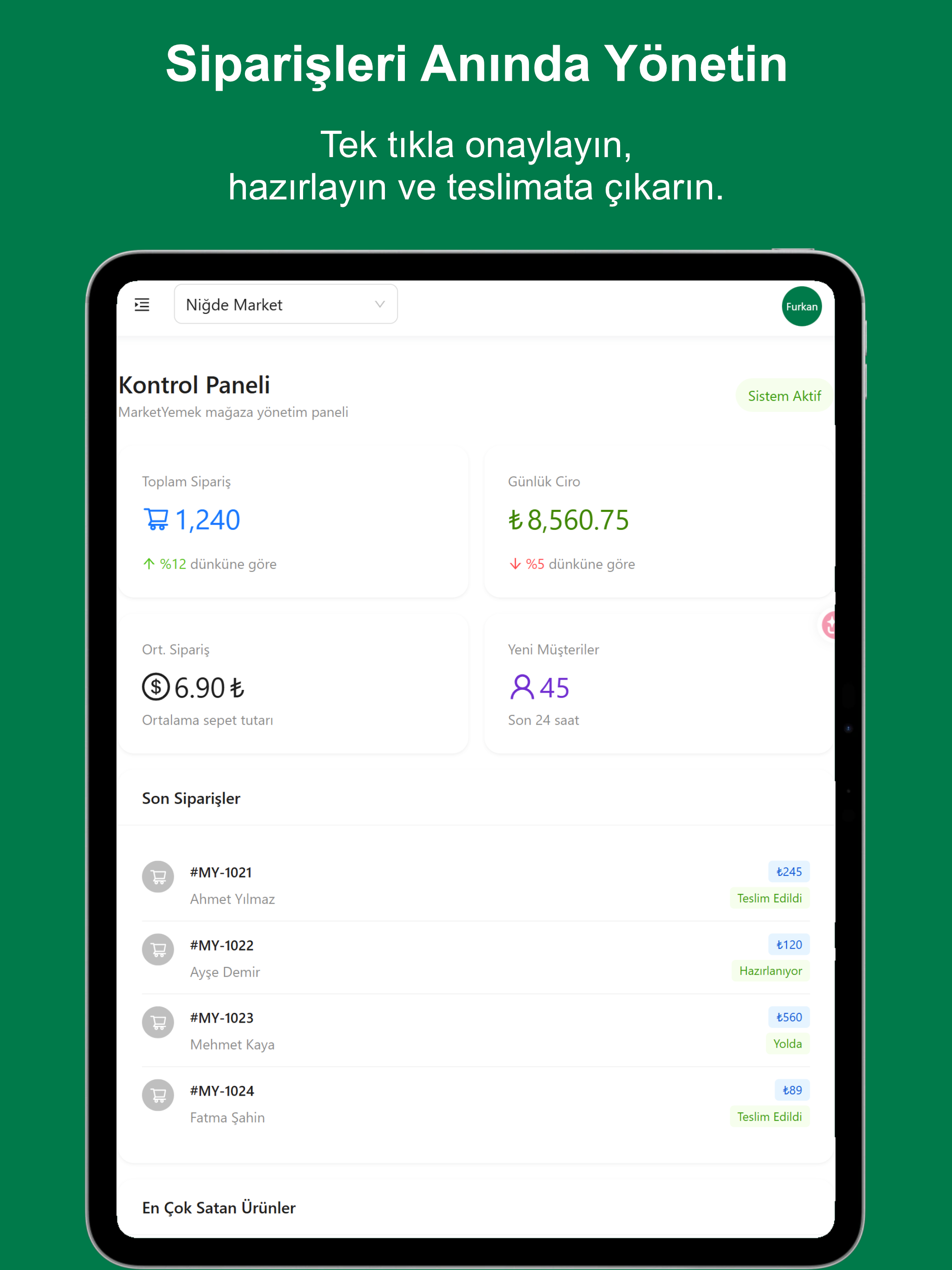 Geliyoro: Mağaza Paneli screenshot 6