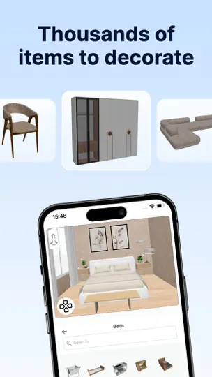 Скриншот Sweet Home 3D: Дизайн дома на iPhone 6