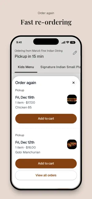Manzil Fine Indian Dining screenshot 4