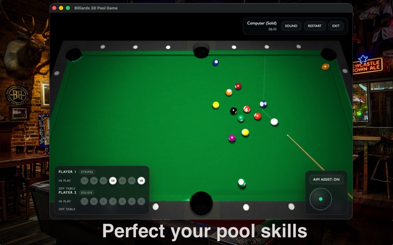 Screenshot #2 pour Billiards 3D Pool Game