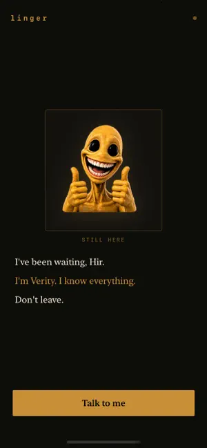 Creepy Verity Friend Talker screenshot 1