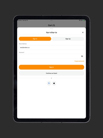 Tonir-Cafe iPad screenshot