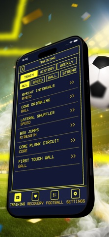 Parie Matchna's Football train iPhone screenshot
