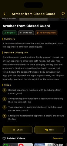 BJJ Techniques - Jiu Jitsu Screenshot 3 of 5