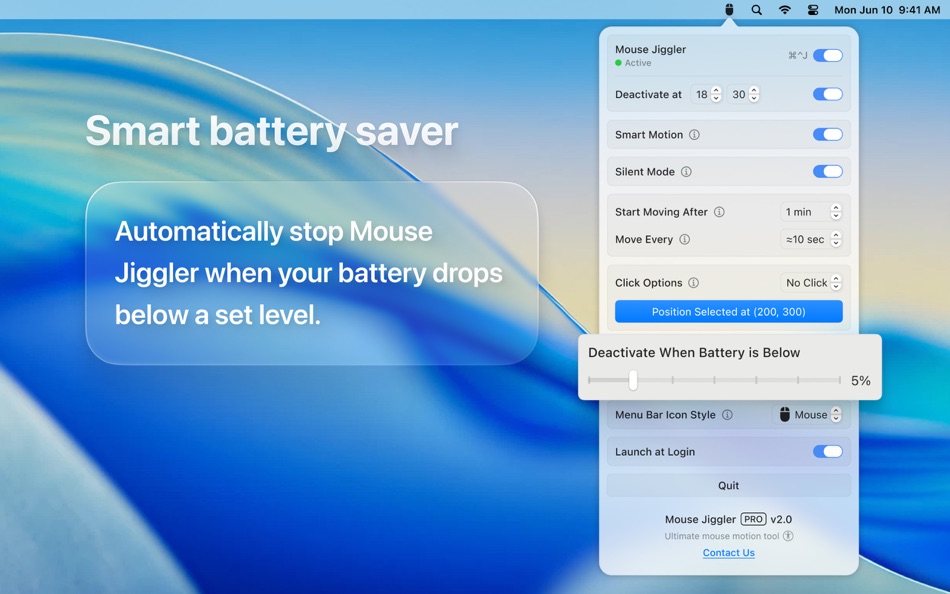 #5. Mouse Jiggler – Mouse Mover (macOS) By: Bohdan Bilous