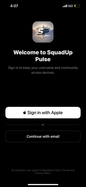 SquadUp Pulse screenshot 1