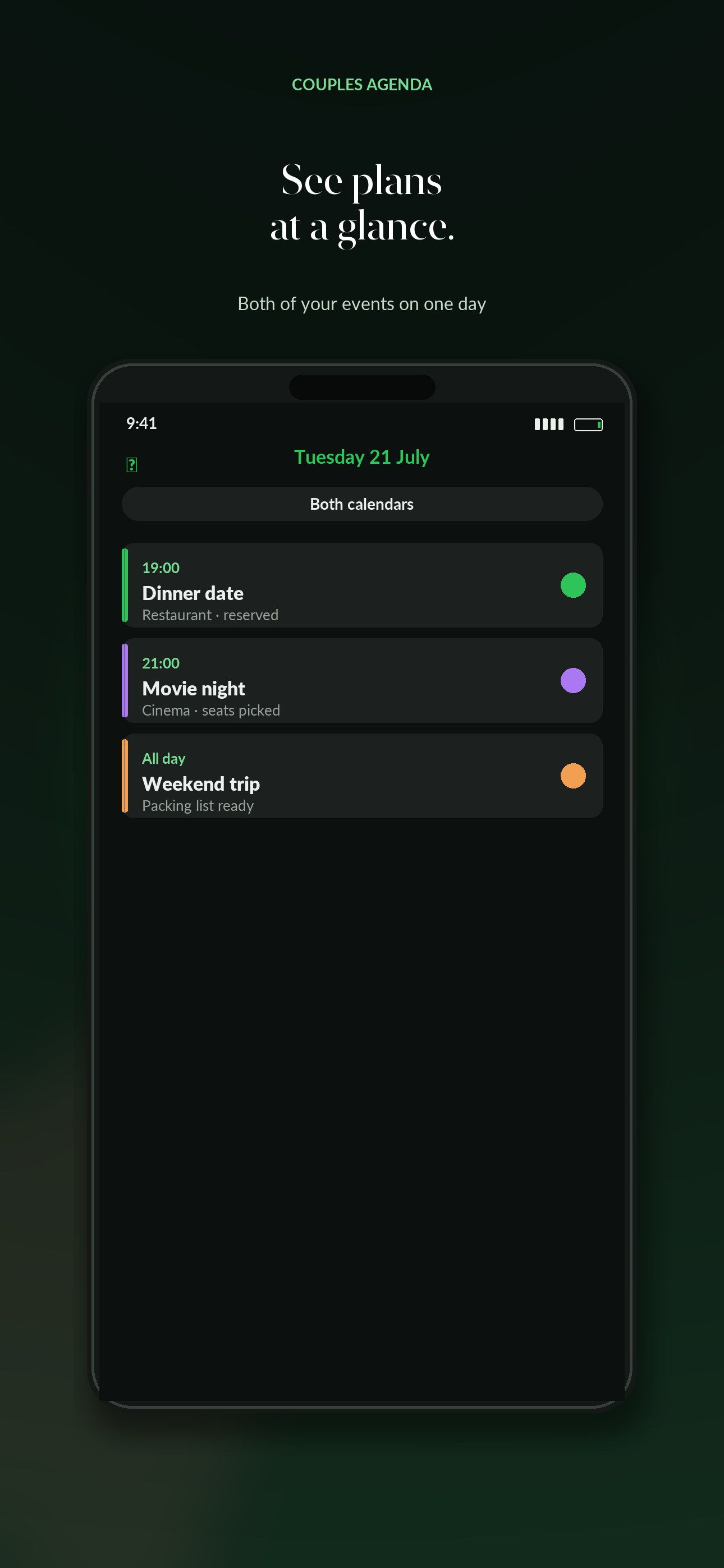 Couples Agenda screenshot 3